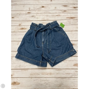 Shorts By H&m In Blue Denim, Size: 6