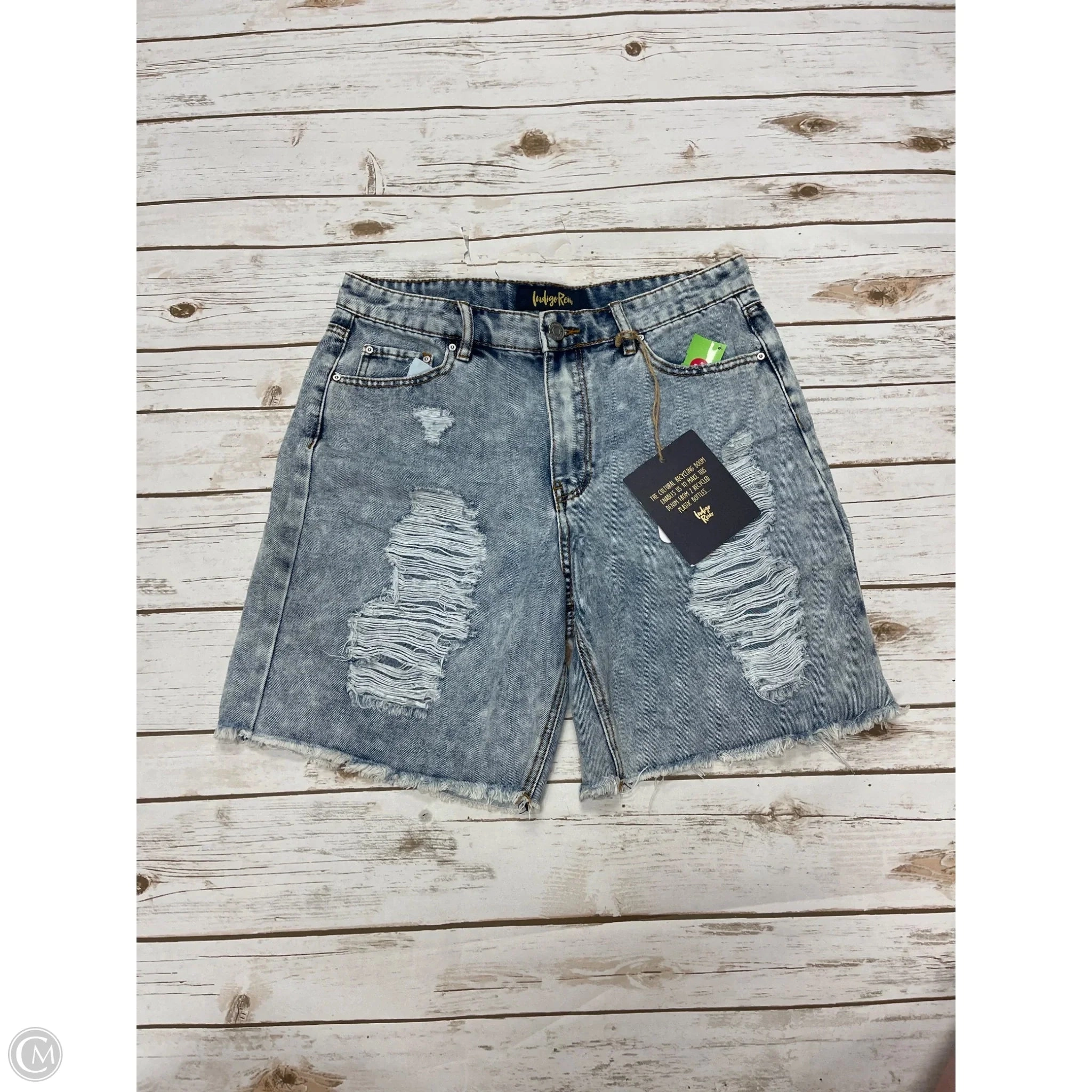 Shorts By Indigo Rein In Blue Denim, Size: 12
