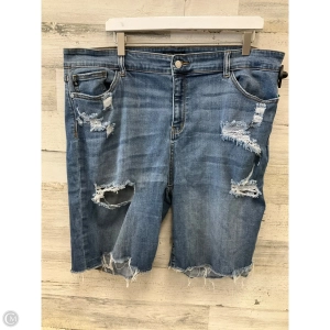 Shorts By Judy Blue In Blue Denim, Size: 22