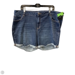 Shorts By Lane Bryant In Blue Denim, Size: 22