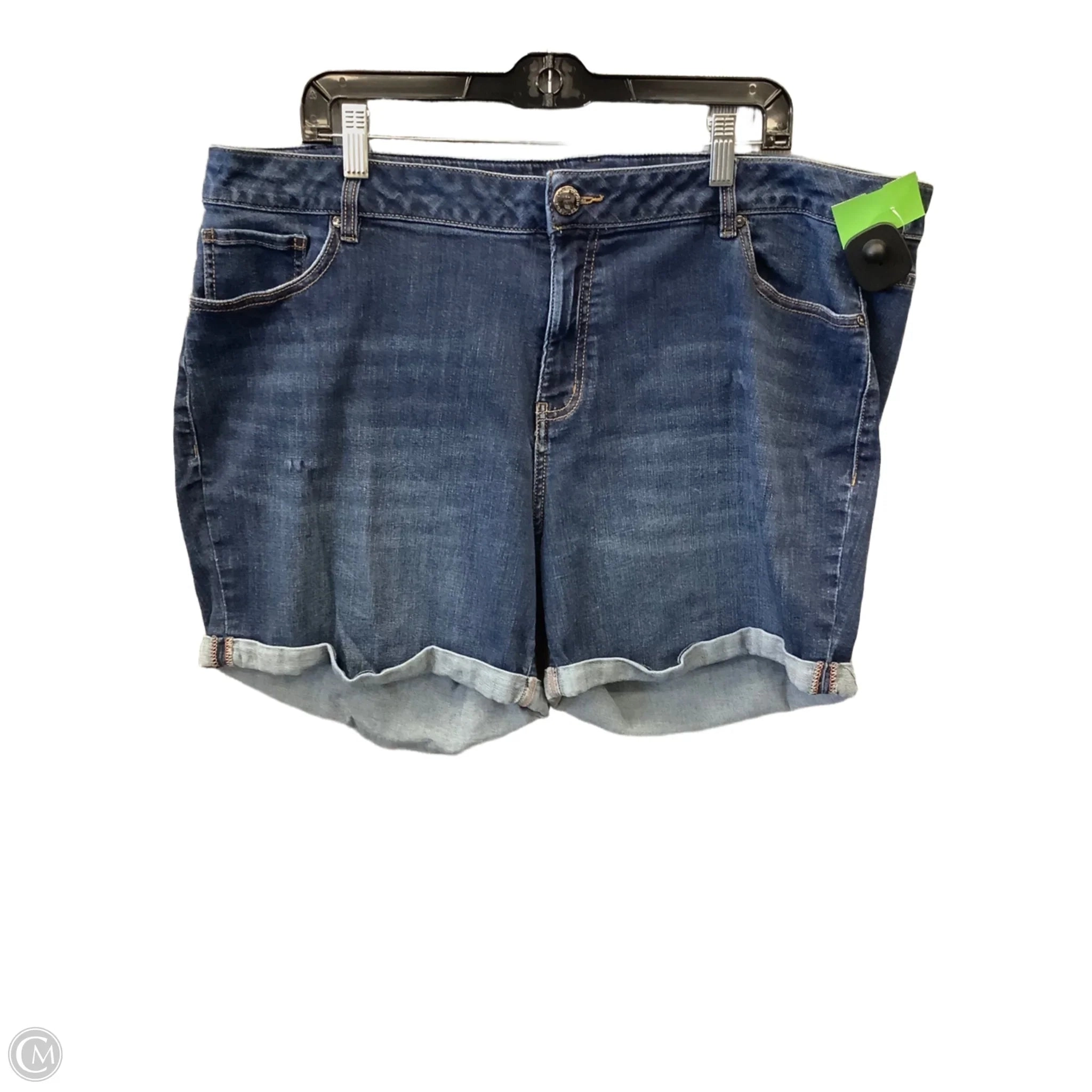 Shorts By Lane Bryant In Blue Denim, Size: 22