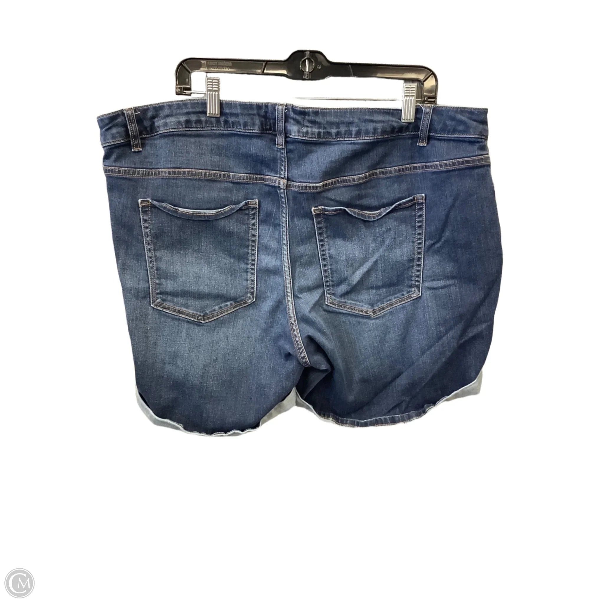 Shorts By Lane Bryant In Blue Denim, Size: 22