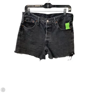 Shorts By Levis In Black Denim, Size: 8