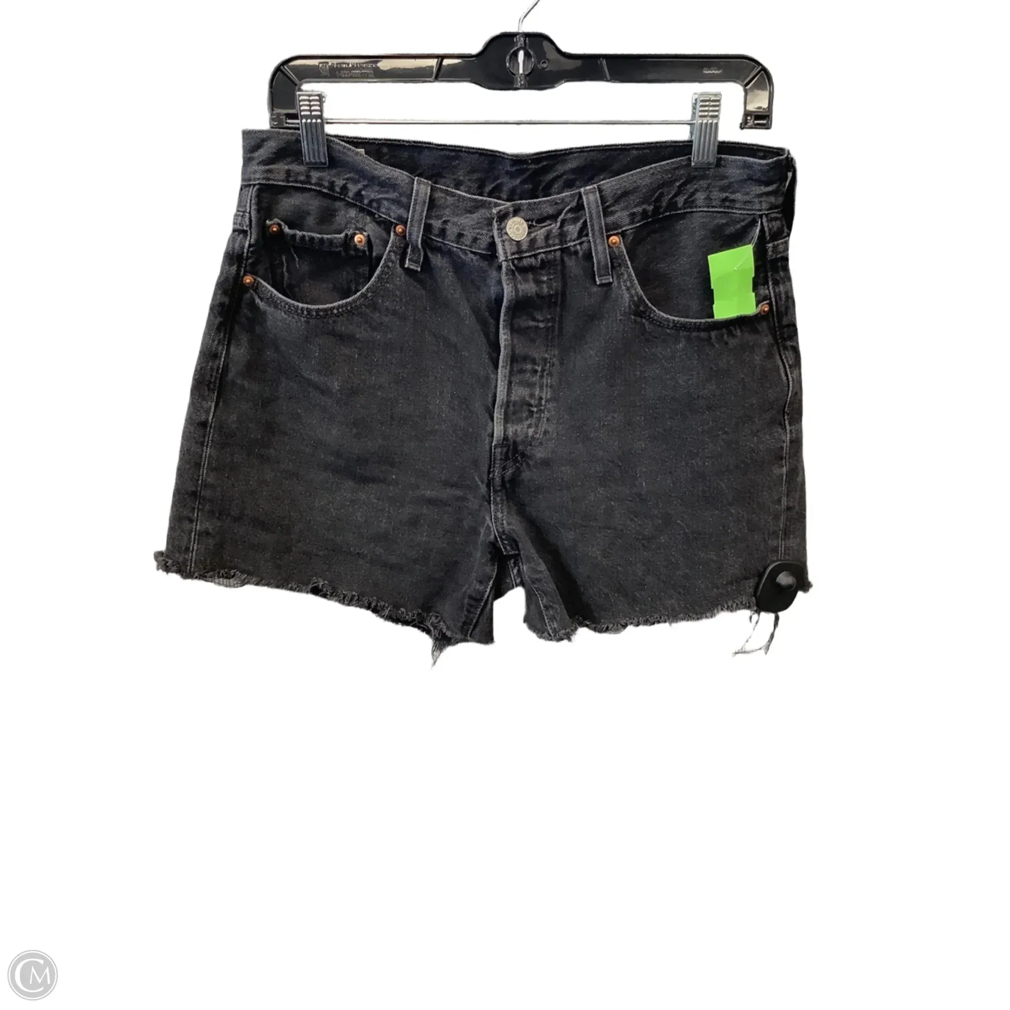 Shorts By Levis In Black Denim, Size: 8