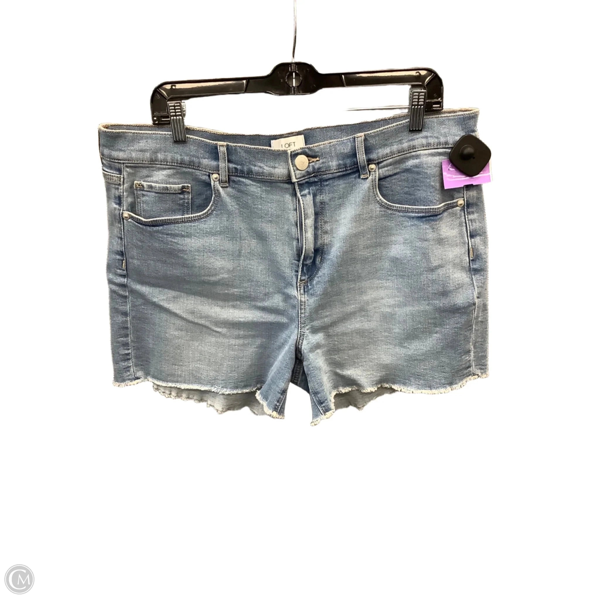 Shorts By Loft In Blue Denim, Size: 14