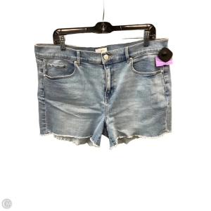 Shorts By Loft In Blue Denim, Size: 14