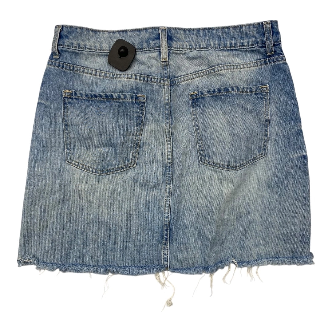 Skirt Midi By Gap In Blue Denim, Size:8