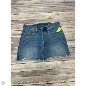 Skirt Mini & Short By Levis In Blue Denim, Size: 10