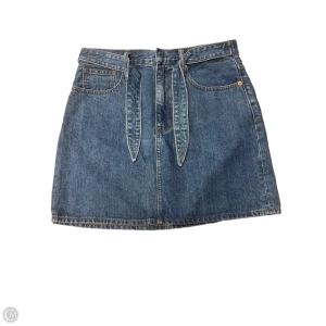 Skirt Mini & Short By Madewell In Blue Denim, Size: 4