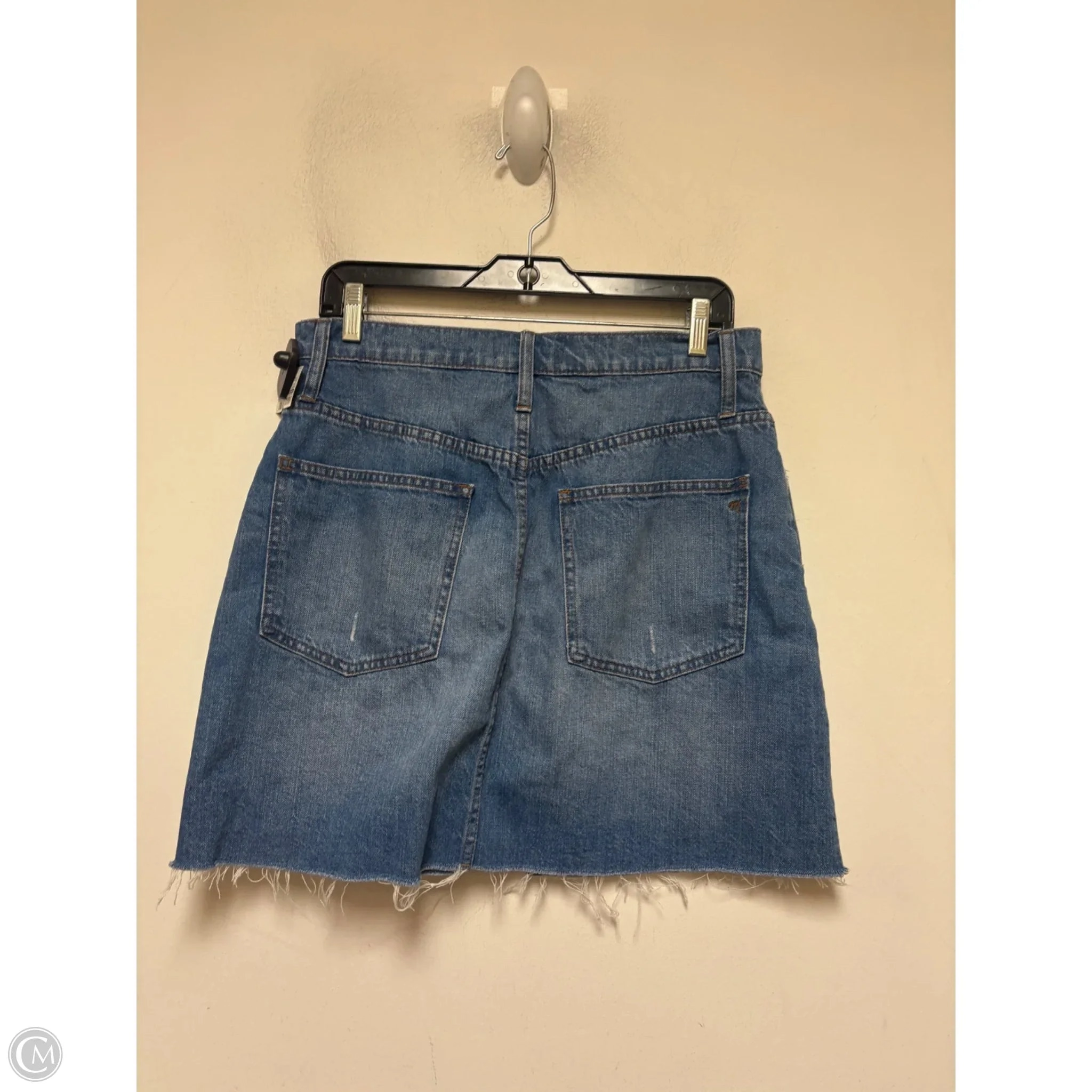 Skirt Mini & Short By Madewell In Blue Denim, Size: 8