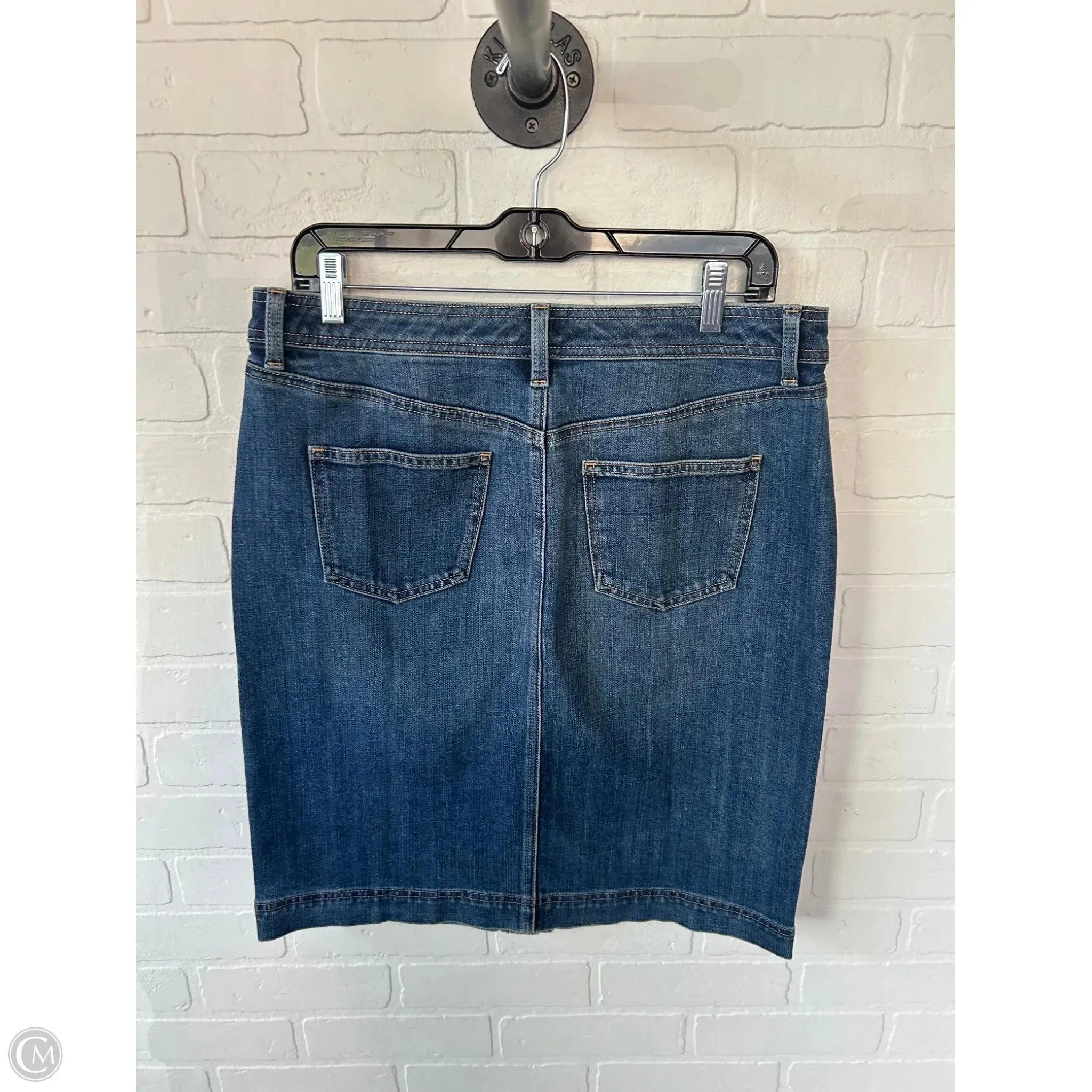 Skirt Mini & Short By Talbots In Blue Denim, Size: 10p