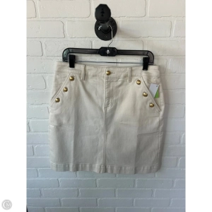 Skirt Mini & Short By Talbots In Tan Denim, Size: 8