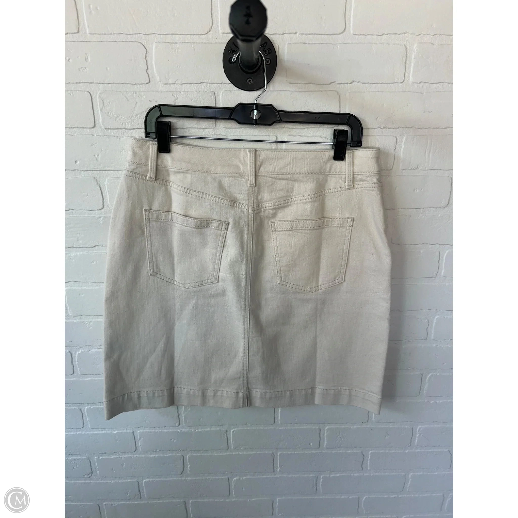 Skirt Mini & Short By Talbots In Tan Denim, Size: 8
