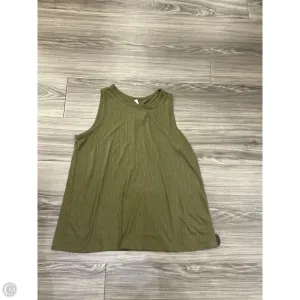 Tank Top By Old Navy In Green, Size: L