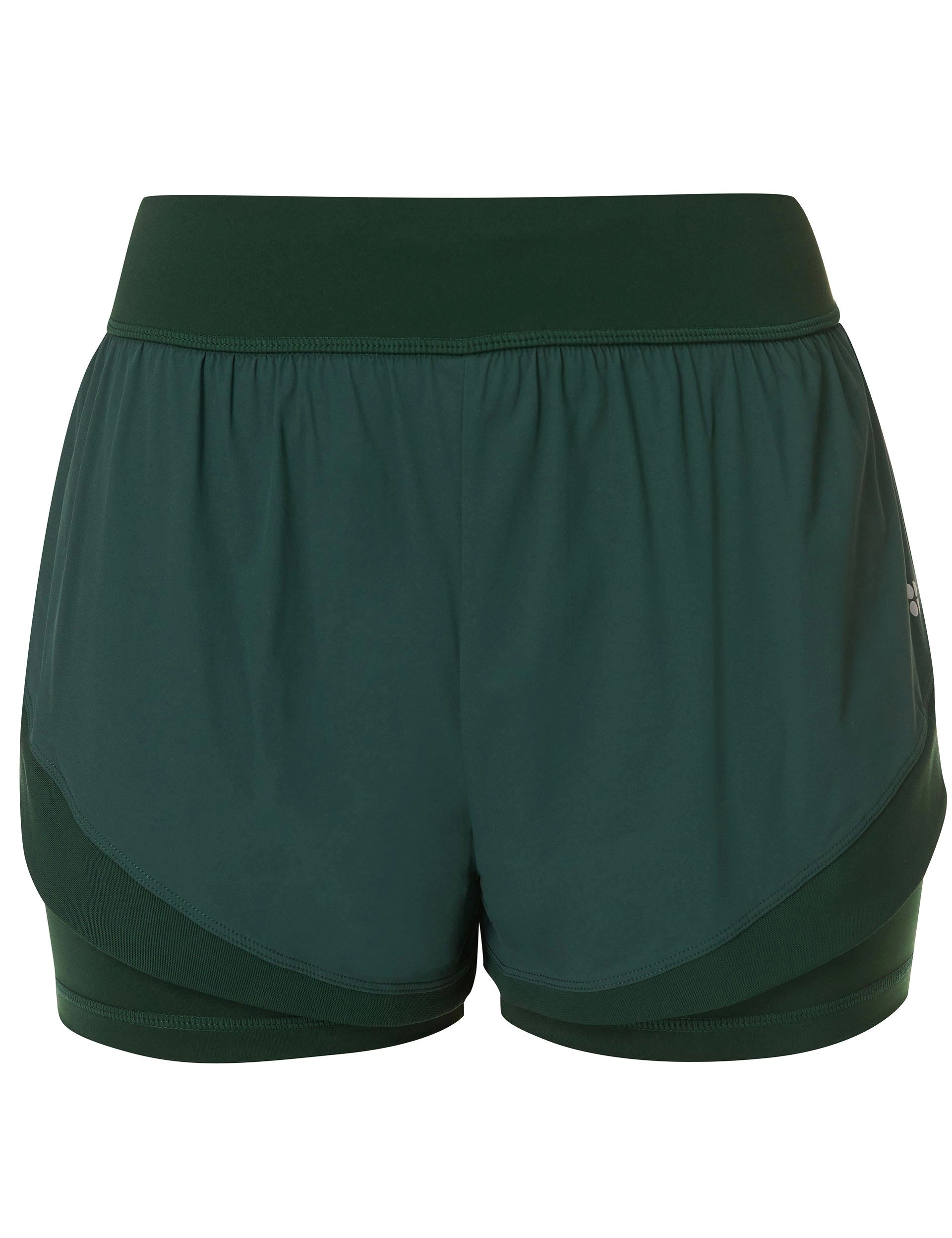 Tempo Run Shorts - Cedar Green