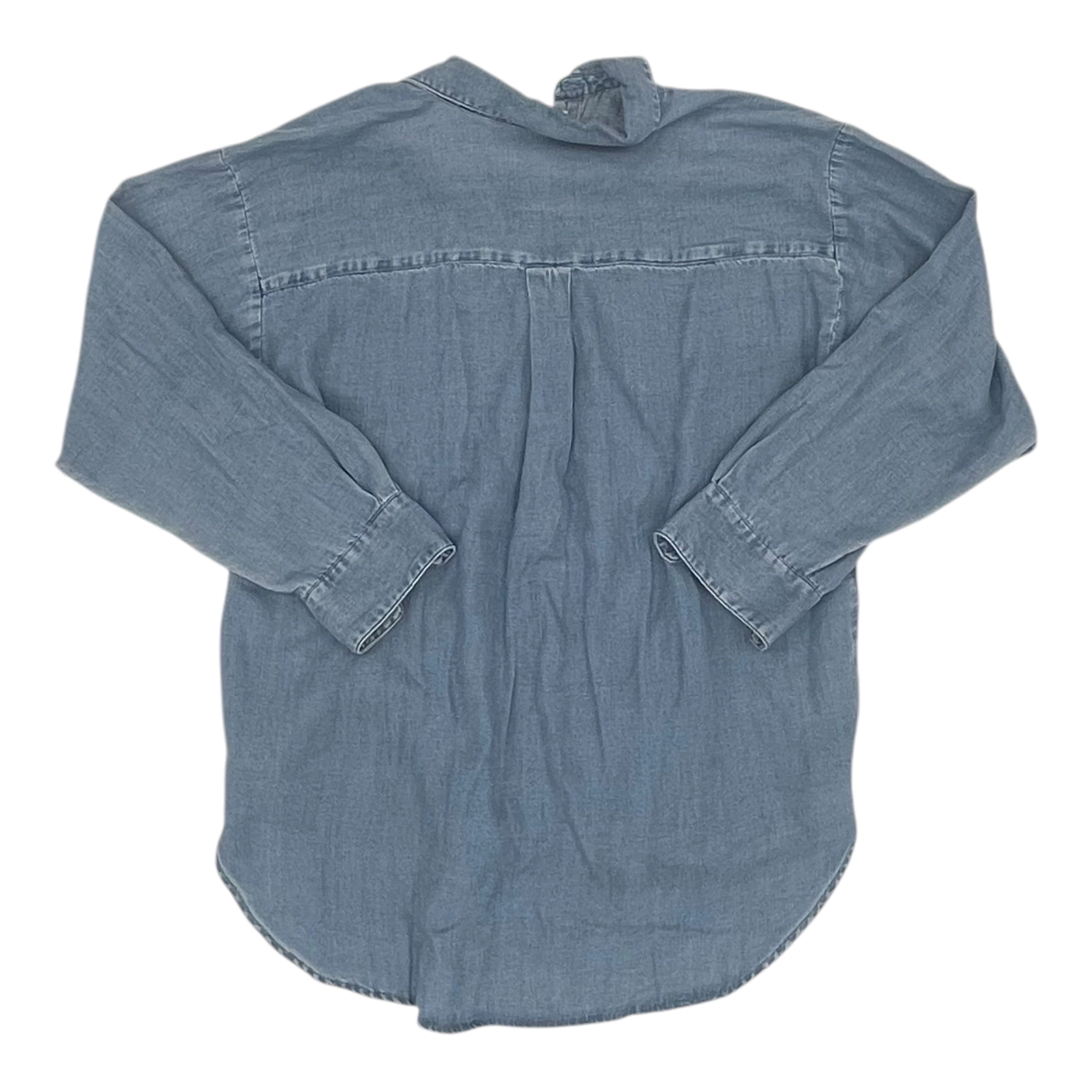 Top Ls By Loft In Blue Denim, Size:M