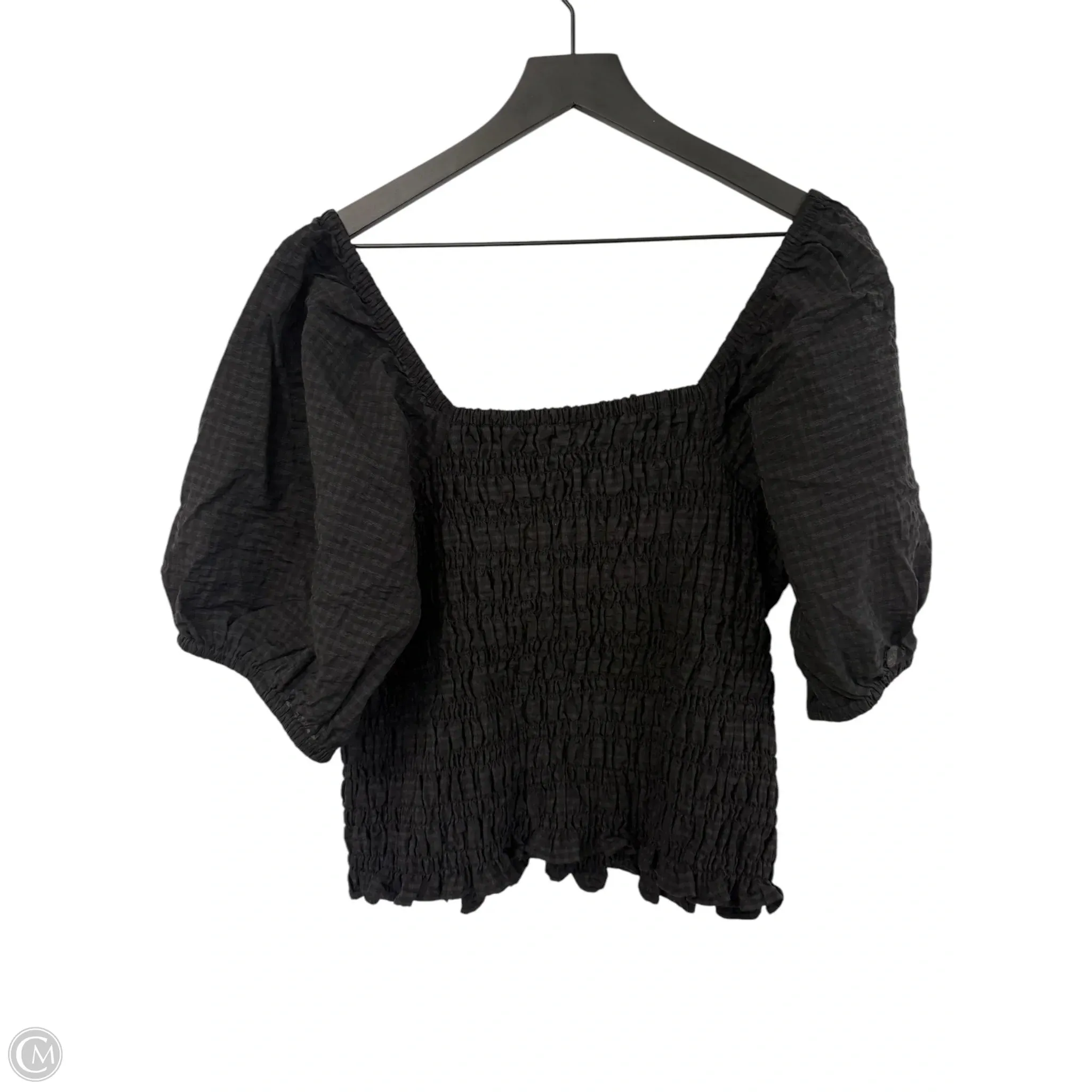 Top Short Sleeve By Old Navy In Black, Size: Xl
