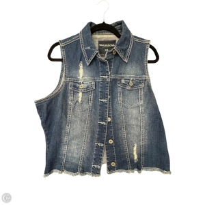 Vest Other By Maurices In Blue Denim, Size: Xl