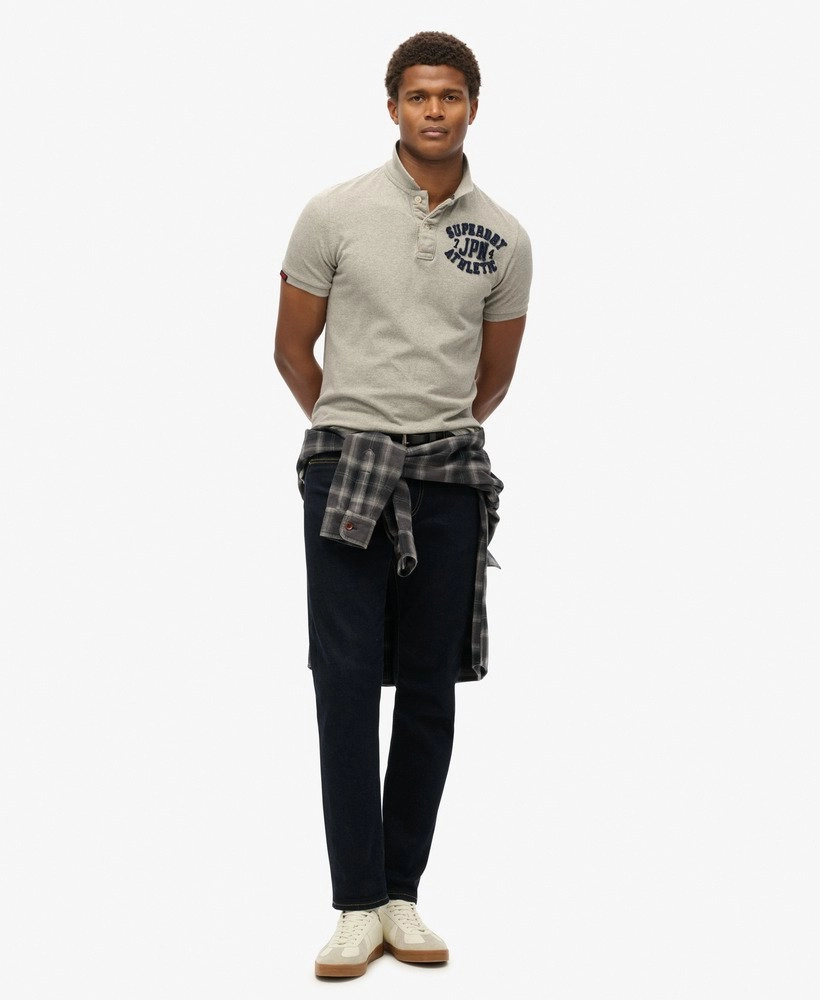 Vintage Athletic Polo | Light Grey Marle