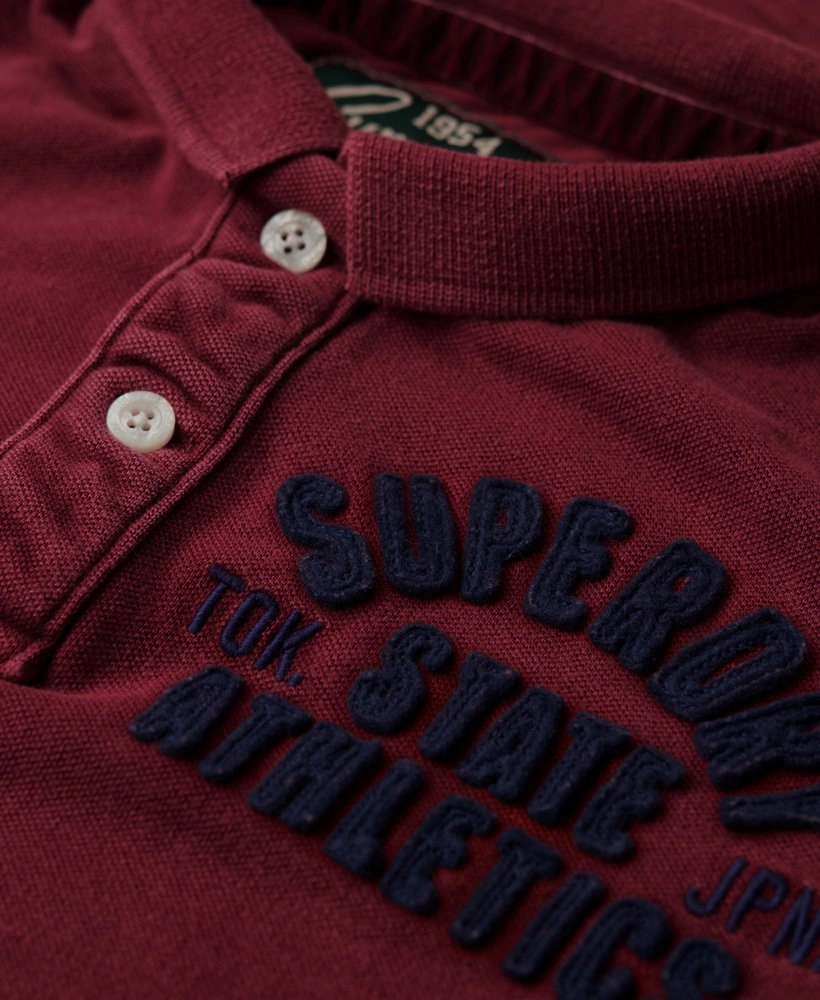 Vintage Athletic Polo | Rich Burgundy