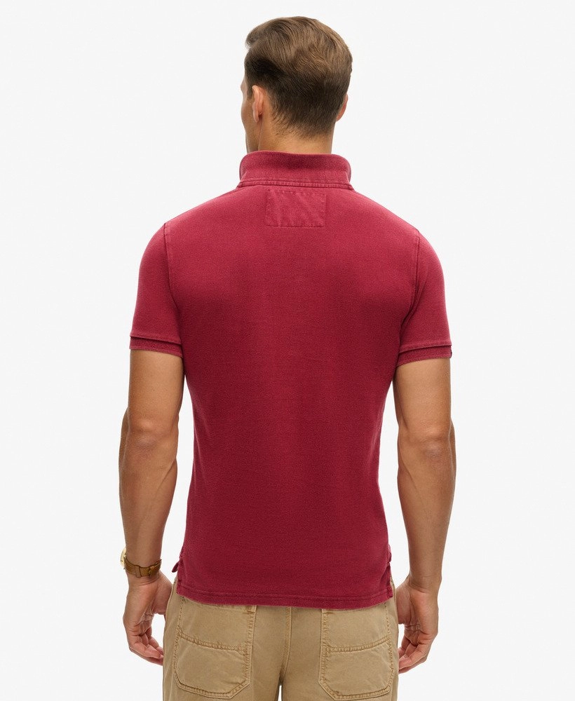 Vintage Athletic Polo | Rich Burgundy