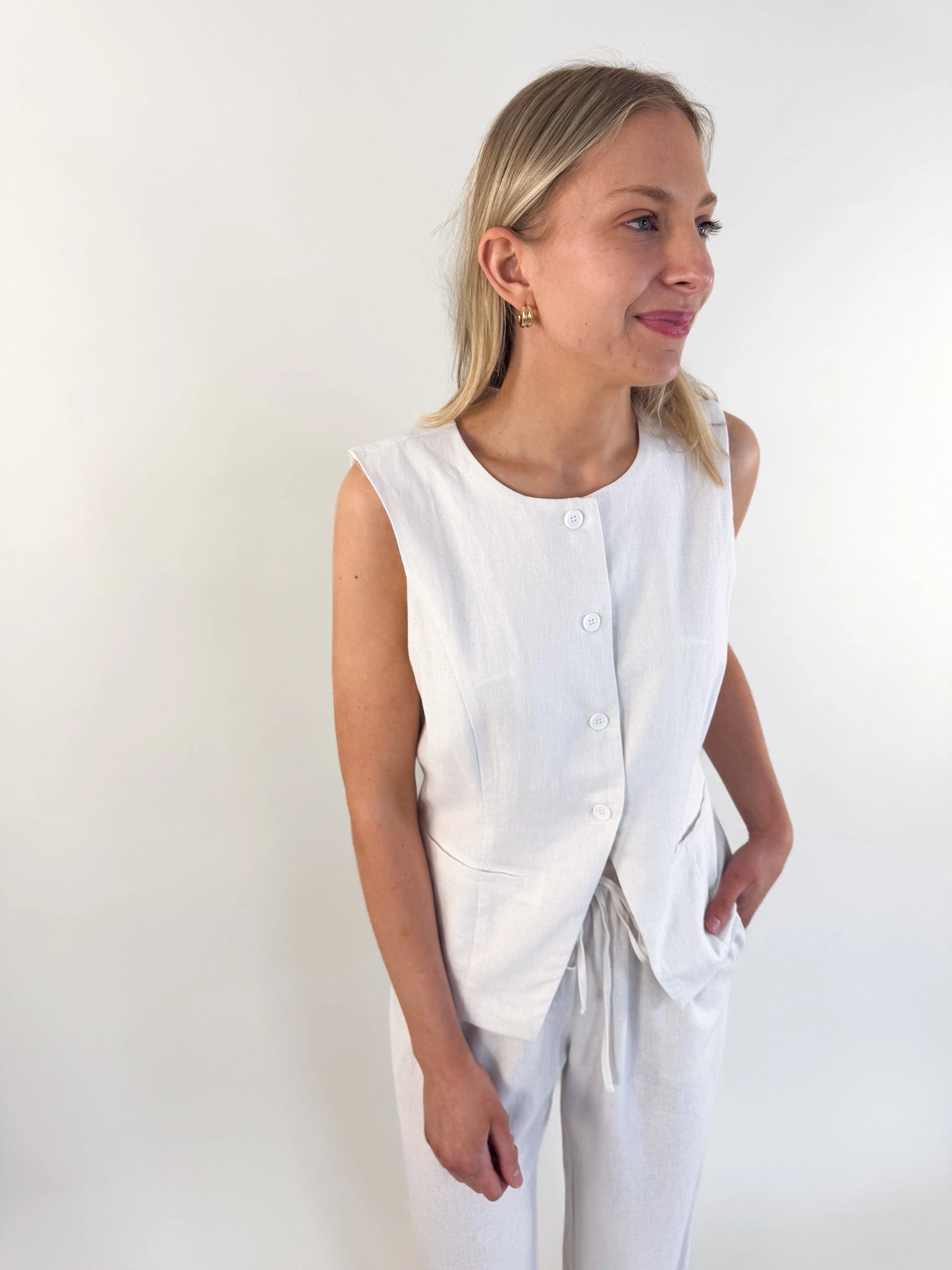 Wesley Button Up Vest