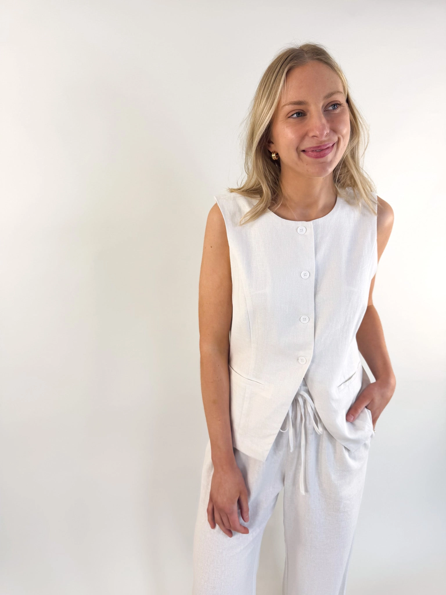 Wesley Button Up Vest