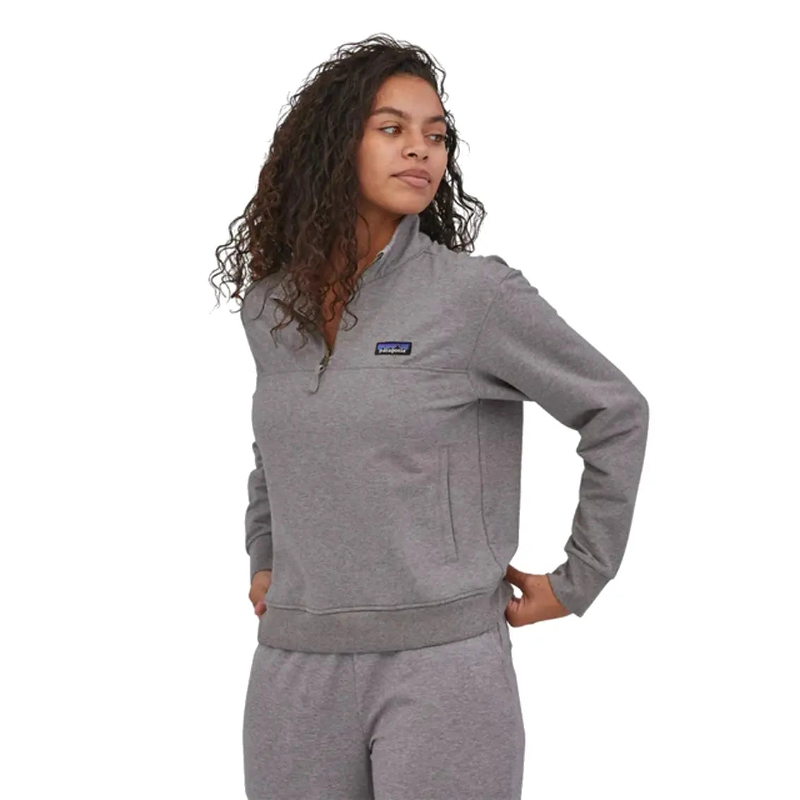 Womens Patagonia Ahnya Pullover - Salt Grey